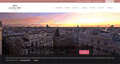 Desktop Screenshot of hostalluisxvmadrid.com